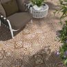 Carrelage sol effet carreaux de ciment Talamanca Kasma mix naturel 2020 cm