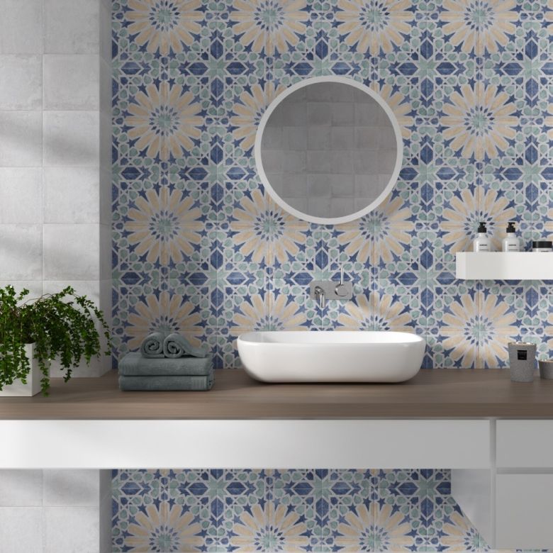 Carrelage sol effet carreaux de ciment Orsay décors marla 2020 cm