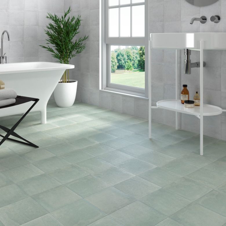 Carrelage sol Orsay menthe 20x20 cm