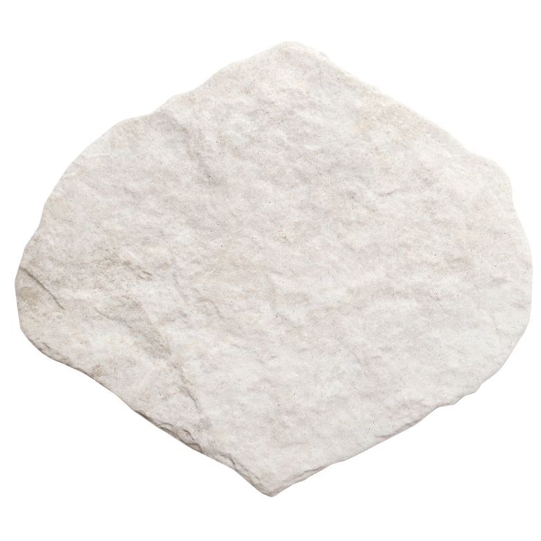 Carrelage sol extérieur effet pierre Caldana blanc grisé R11 28,5x33 cm