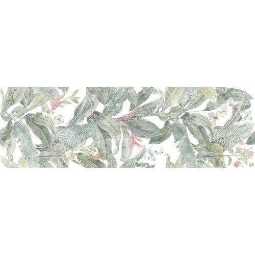 Carrelage mur décor Capella tropical 31x98 cm