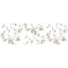 Carrelage mur décor Capella florale 31x98 cm