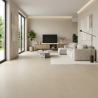 Carrelage sol effet pierre naturelle Sassolini sable 100x100 cm