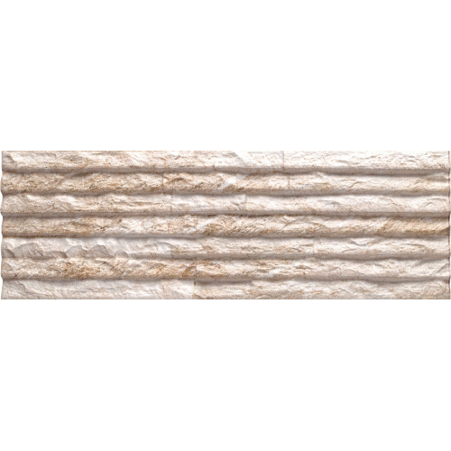 Carrelage effet parement Castellana sable 15×45 cm