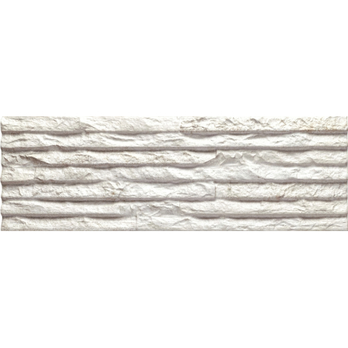 Carrelage effet parement Castellana blanc neige 15×45 cm