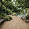 Carrelage sol extérieur effet bois Tijuca miel R11 20x120 cm