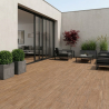 Carrelage sol extérieur effet bois Marino Roble 20,2x66,2 cm R11
