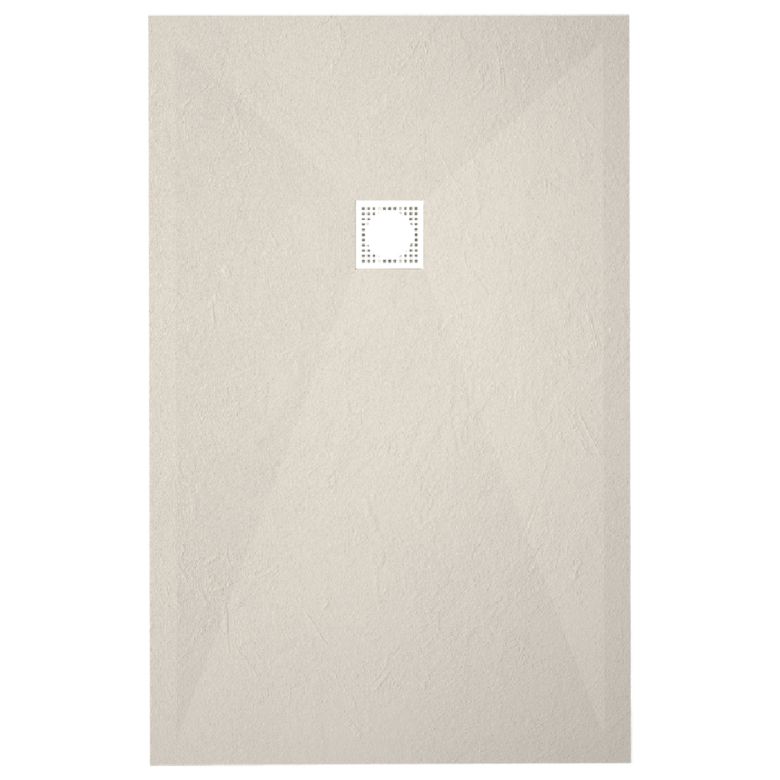 Receveur Costa beige Ardoise relief antidérapant