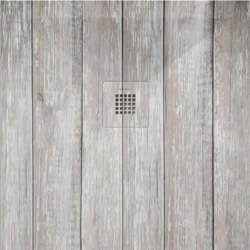Receveur Bois Blanc Patiné lisse antidérapant