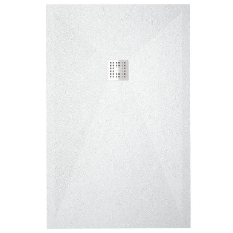 Receveur Costa Blanc Ardoise relief antidérapant
