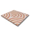 Carrelage sol effet carreaux de ciment Dalí décor terre arc de cercle 20x20 cm