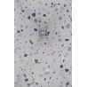 Receveur Terrazzo Perle Ardoise relief antidérapant
