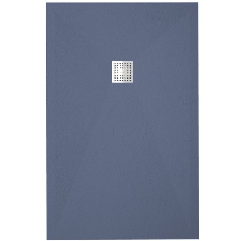Receveur Costa Bleu Ardoise relief antidérapant