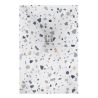 Receveur Terrazzo blanc Ardoise relief antidérapant 