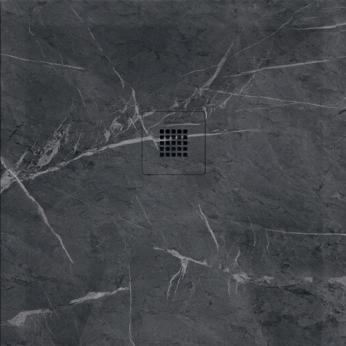 Receveur Marquina lisse antidérapant 