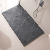 Receveur Marquina lisse antidérapant 