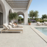 Carrelage sol extérieur effet Travertin Sassari naturel R11 60*120 cm