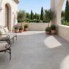 Carrelage sol extérieur effet pierre Ellora grisR10 6060 cm