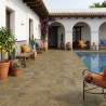 Carrelage sol extérieur effet pierre Roc terra R10 30*60cm