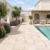 Carrelage sol extérieur moderne Boston crema R10 60x120 cm
