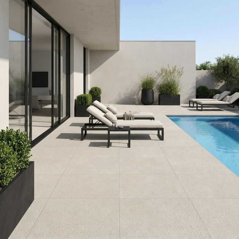 Carrelage sol extérieur Désactivé beige R11 60x60 cm