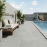 Carrelage sol extérieur Teguise gris R11 60x120 cm