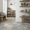 Carrelage sol effet carreaux de ciment Stella greco 60x60 cm
