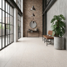 Carrelage effet Terrazzo Castello blanc 30x60 cm