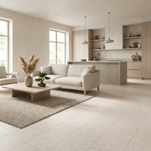 Carrelage effet Terrazzo...