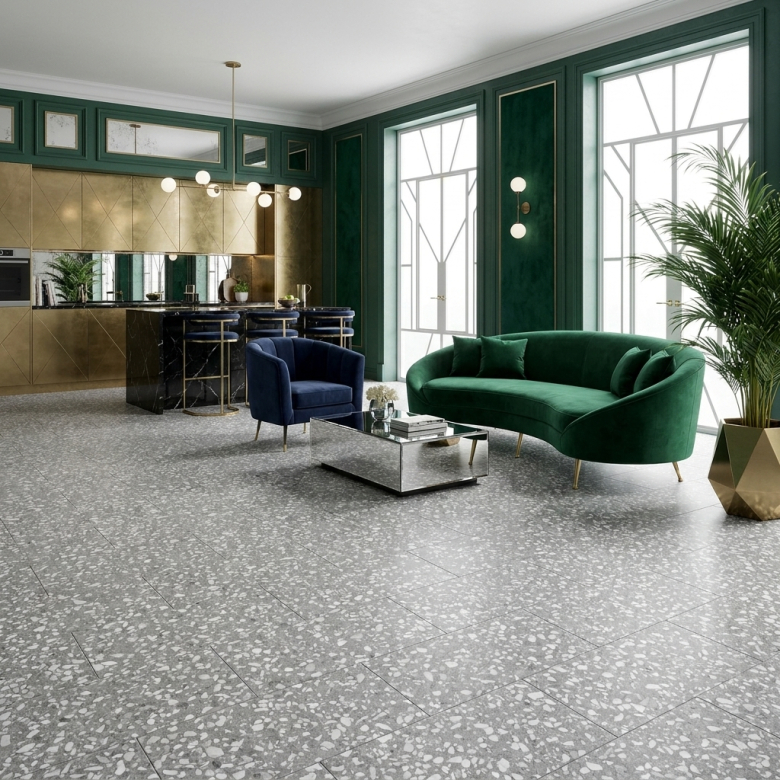 Carrelage sol effet terrazzo Balcone murano 60x120 cm