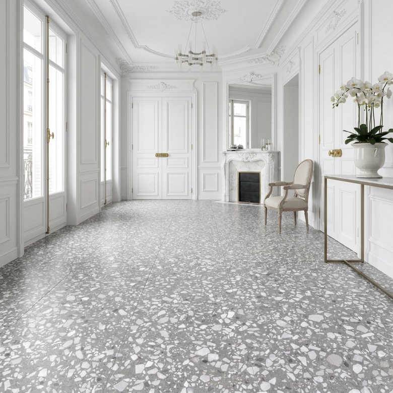 Carrelage sol effet terrazzo Balcone murano 59.5x59.5 cm