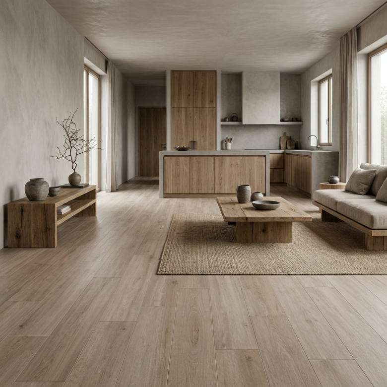 Carrelage sol imitation parquet Orme gris cendré 20x120 cm