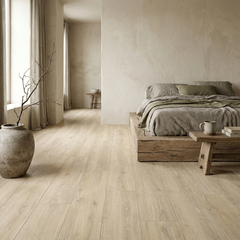 Carrelage sol imitation parquet Kornati beige 20x120 cm