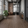 Carrelage sol imitation parquet Bilinga marron 20x120 cm