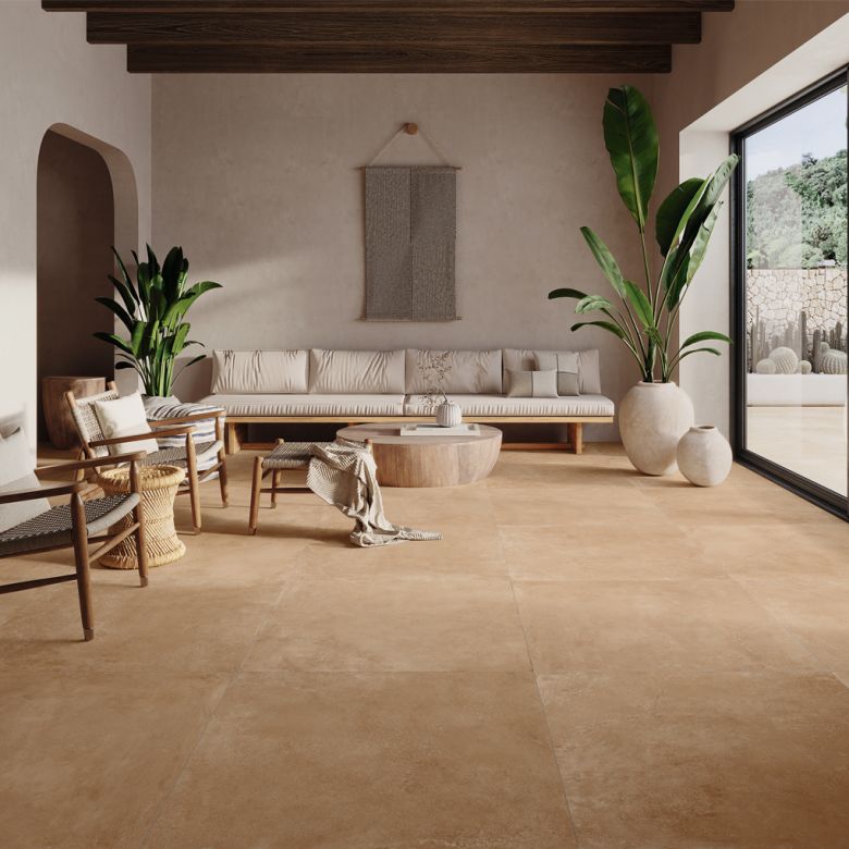Carrelage sol traditionnel Estany naturel 60x60 cm