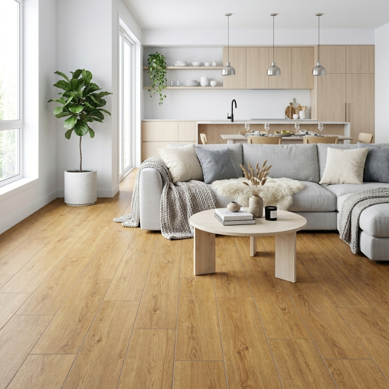Carrelage sol imitation parquet Montréal Naturel 23x120 cm