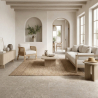 Carrelage sol effet pierre Laconi sable 100x100 cm