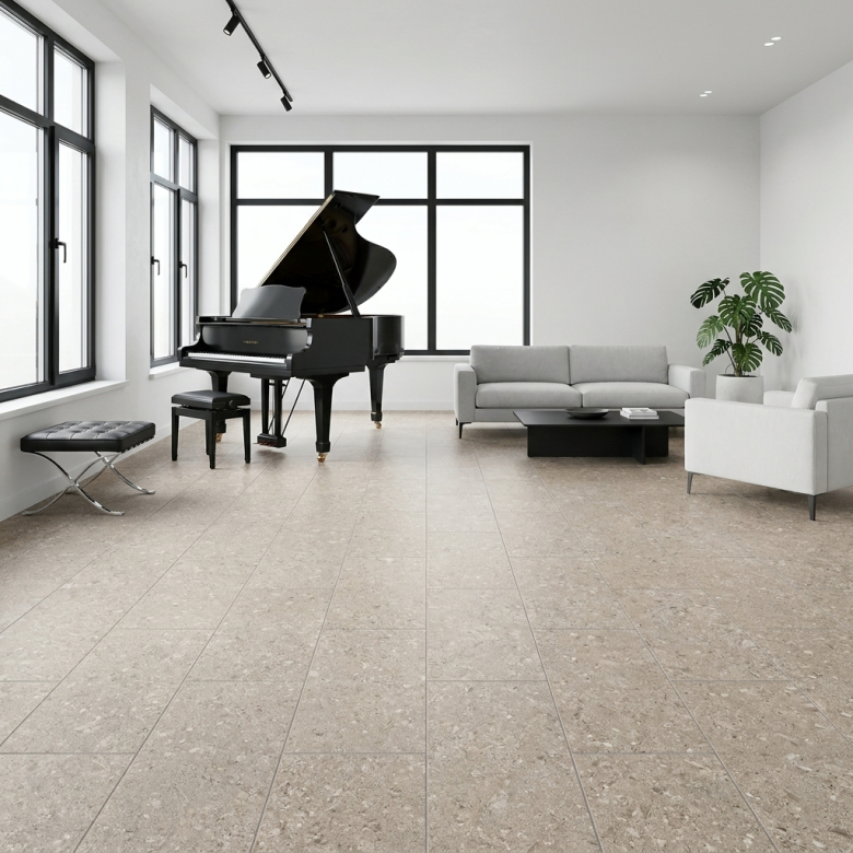 Carrelage sol effet pierre Laconi sable 30x60 cm