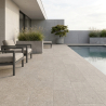 Carrelage sol extérieur effet pierre Laconi sable R11 60x120 cm