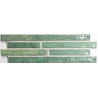 Carrelage mur effet zellige Meknès vert forêt 15x45 cm