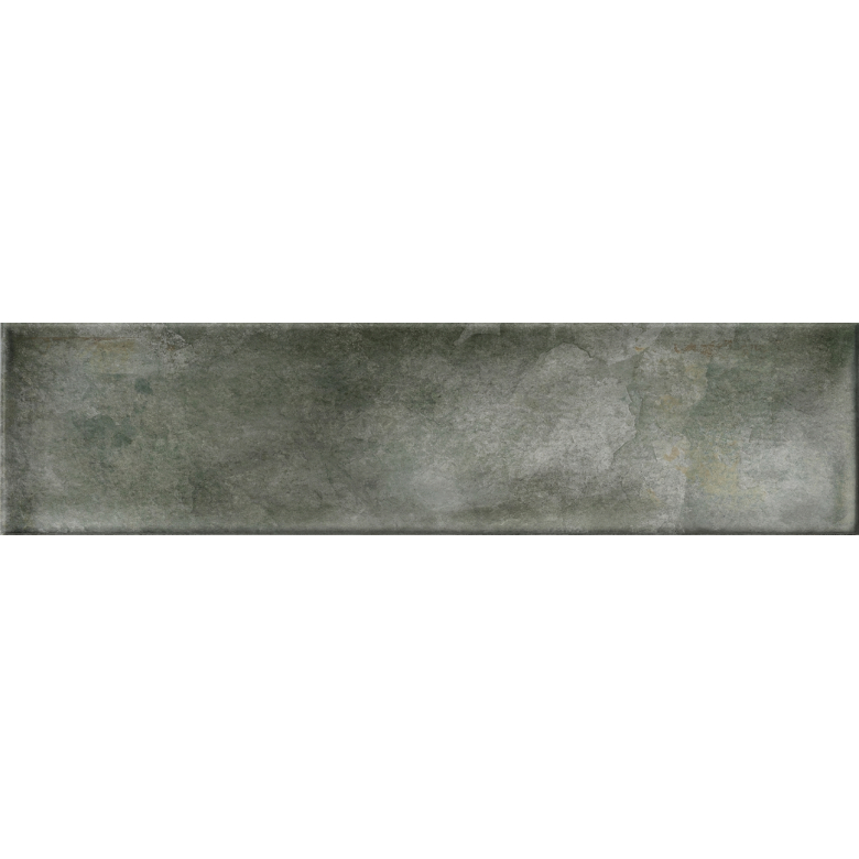 Carrelage mur effet zellige Safi vert foncé 7,5x30 cm