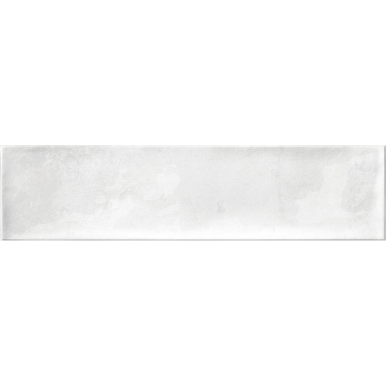 Carrelage mur effet zellige Safi blanc nacré 7,5x30 cm