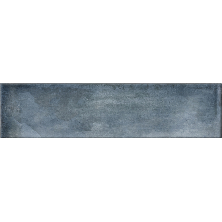 Carrelage mur effet zellige Safi bleu nuit 7,5x30 cm