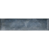 Carrelage mur effet zellige Safi bleu nuit 7,5x30 cm