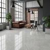 Carrelage sol poli effet marbre Hight gris 9090 cm