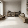 Carrelage sol moderne Rio Blanc grisé 60x120 cm