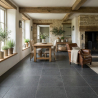 Carrelage sol moderne Day dark grey 100x100 cm