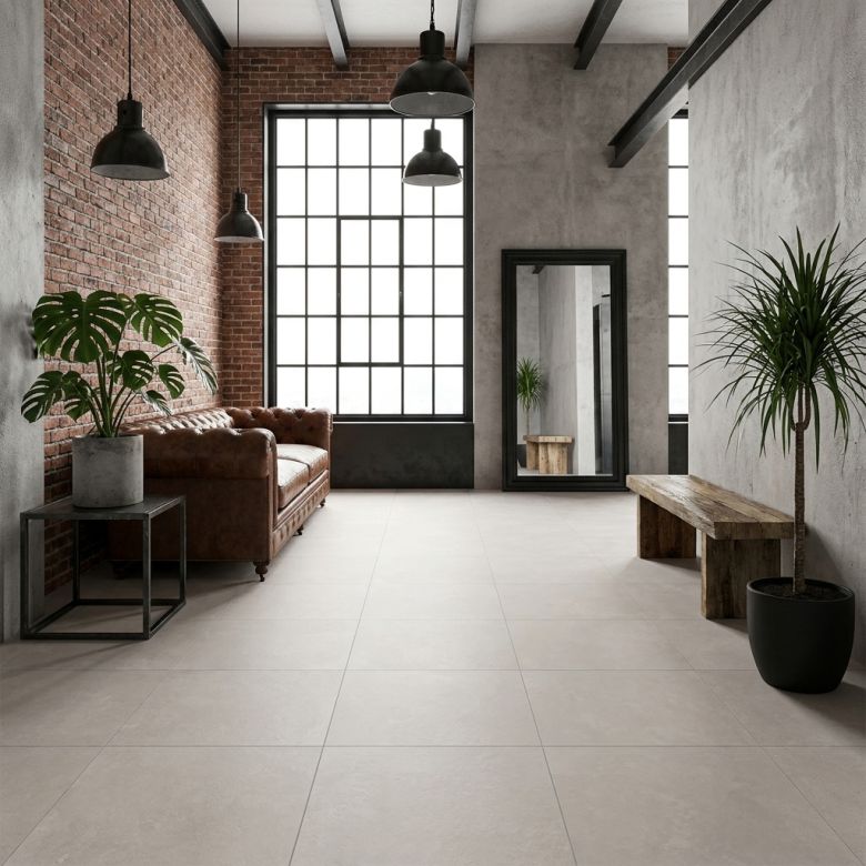 Carrelage sol moderne City bone 7575 cm