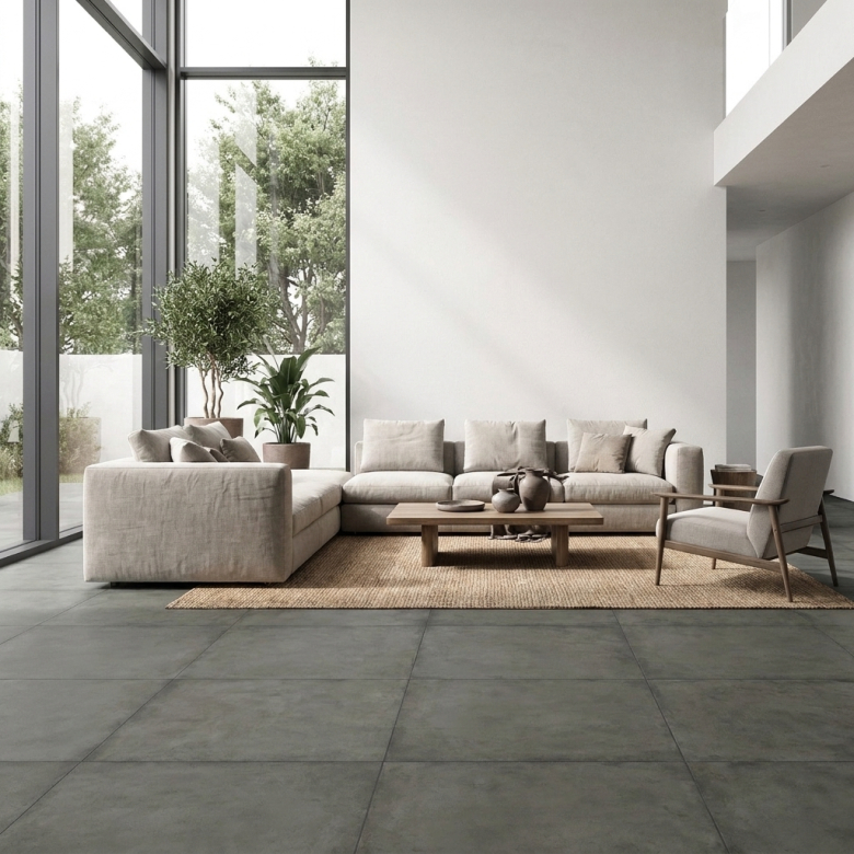 Carrelage sol moderne dock gray 60x60 cm
