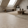 Carrelage sol effet pierre Ellora naturel 60*120 cm